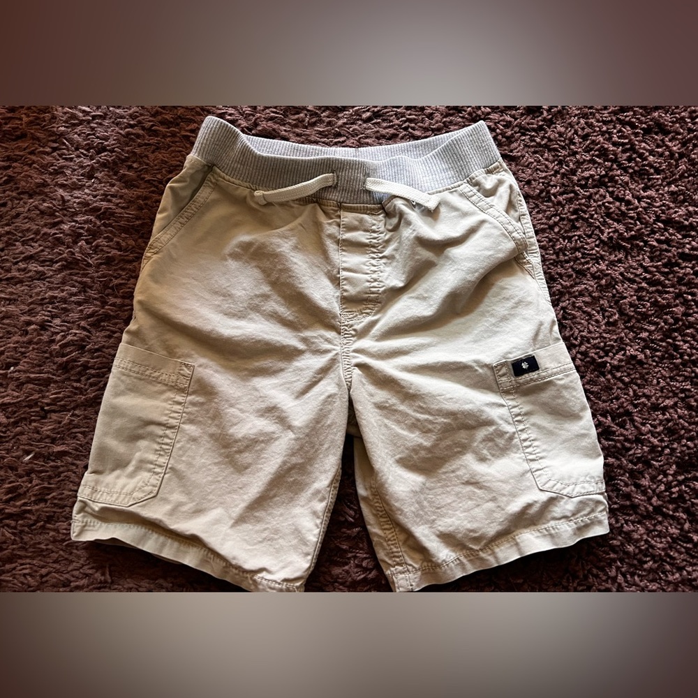 4T Tan Shorts with elastic waist